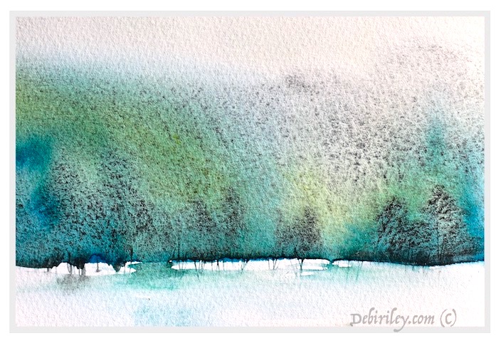704x482 So Zen! Watercolor Granulating Pigments Debi Riley - Watercolor Zen