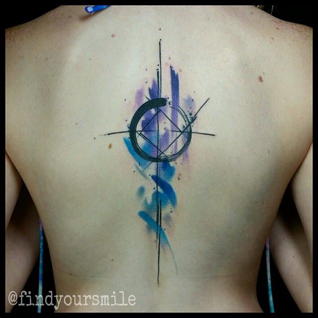 640x640 Watercolor Tattoo - Watercolor Zen Circle