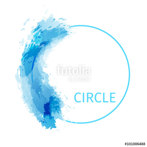 500x500 Zen Circle Abstract Modern Background Design Stock Image And - Watercolor Zen Circle
