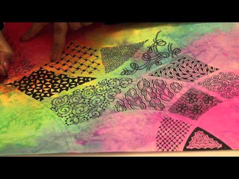 480x360 Watercolor Zentangle Tutorial - Watercolor Zentangle