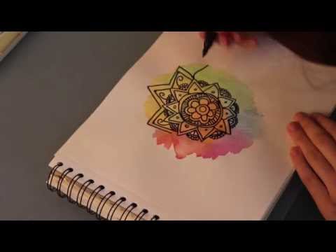 480x360 Watercolor Art Zentangle Art - Watercolor Zentangle