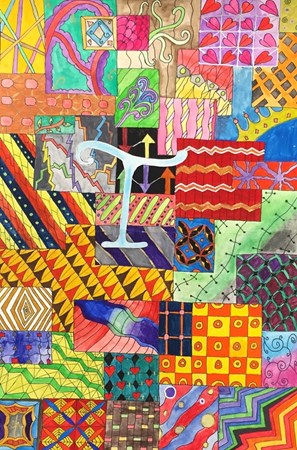 297x450 Zentangle Watercolor On Paper - Watercolor Zentangle