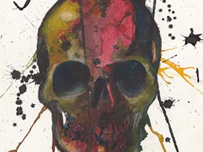 400x300 Zombie Watercolor By Matt Lanke - Watercolor Zombie