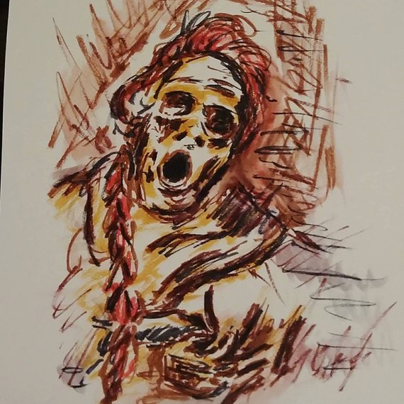 570x570 Cholera Watercolor Zombie - Watercolor Zombie