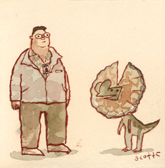 324x329 Watercolor Painting Of Literature And Film Best Showdowns The - Watercolors Film