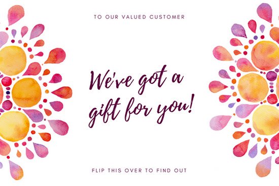 550x366 Watercolor Painting Massage Gift Certificate - Watercolors Gift Certificates