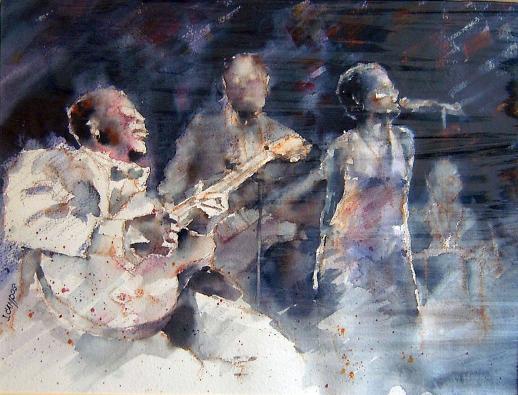 1024x781 Jazz Band Juan Campos - Watercolors Jazz