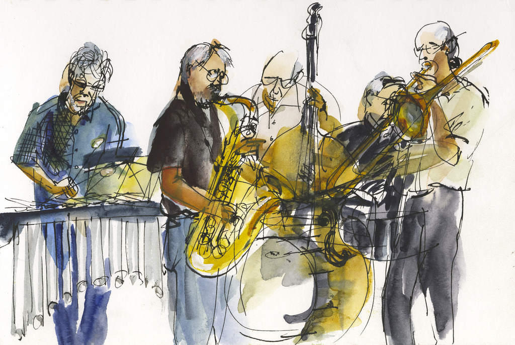 1024x686 Jazz Quartet - Watercolors Jazz