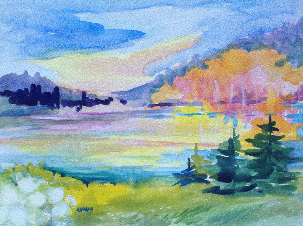 1024x765 Slideshow And Here We Are! Watercolors By Jacqueline Altman - Watercolors Radio