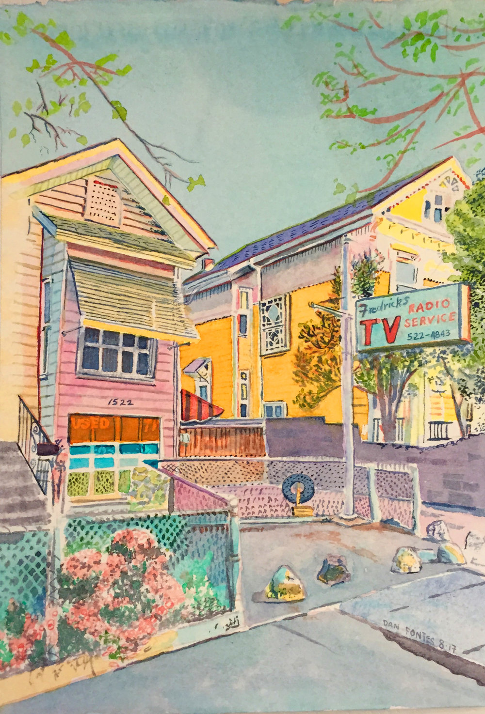 1000x1474 Watercolors Dan Fontes - Watercolors Radio