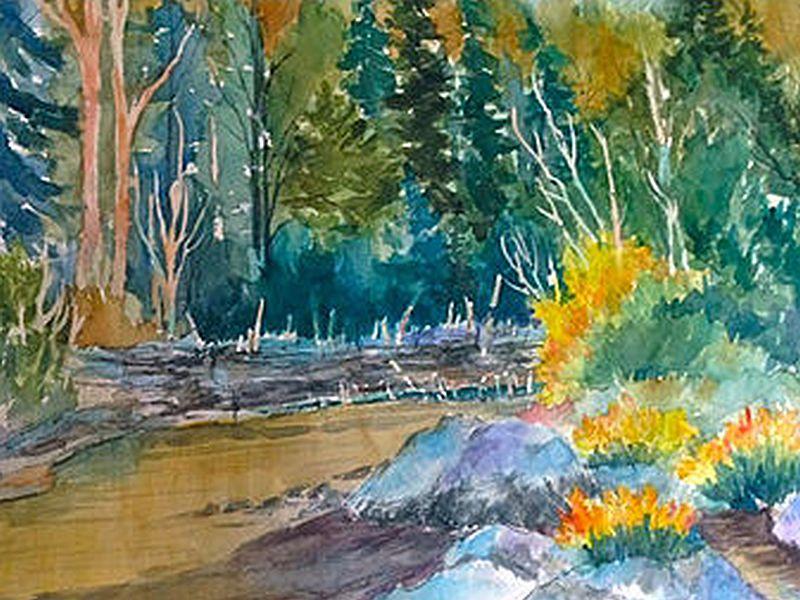 800x600 Art Hounds Vermont Treasures, Watercolors And Yoga Vermont - Watercolors Radio