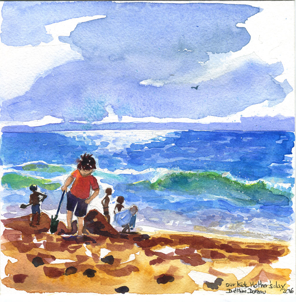 1024x1045 Searching For A Nice Watercolor Blue To Paint My California Sky - Watercolors Radio Station