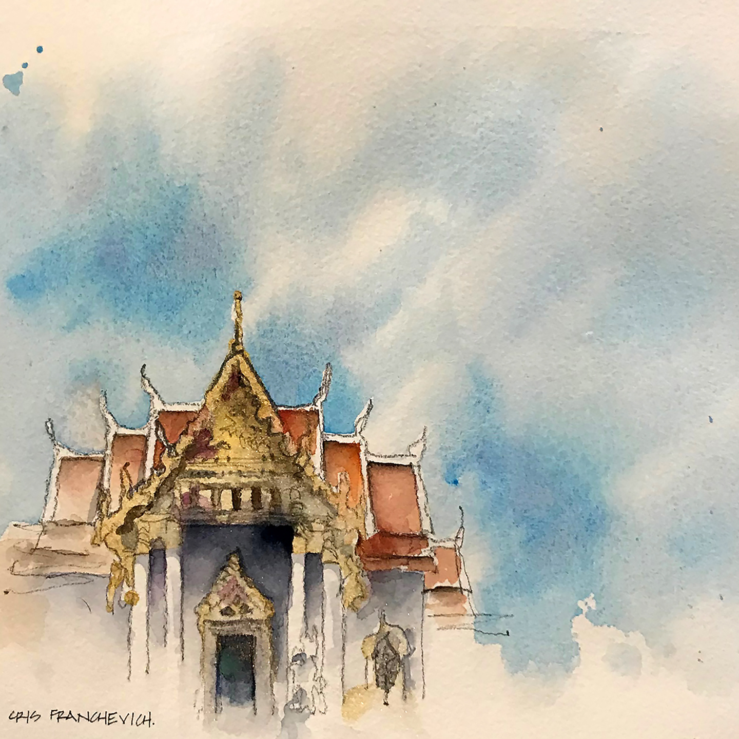 1440x1440 Watercolor Workshop Bangkok Urban Sketchers - Watercolors Radio Station