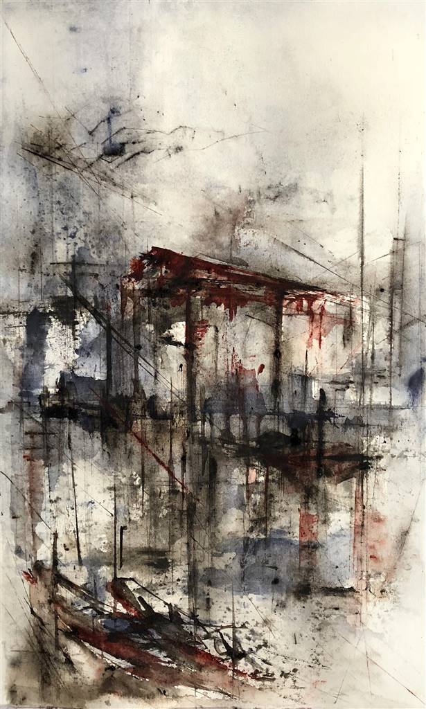 615x1024 Art Mine, Original Watercolor Paintings For Sale - Watercolors Radio Station