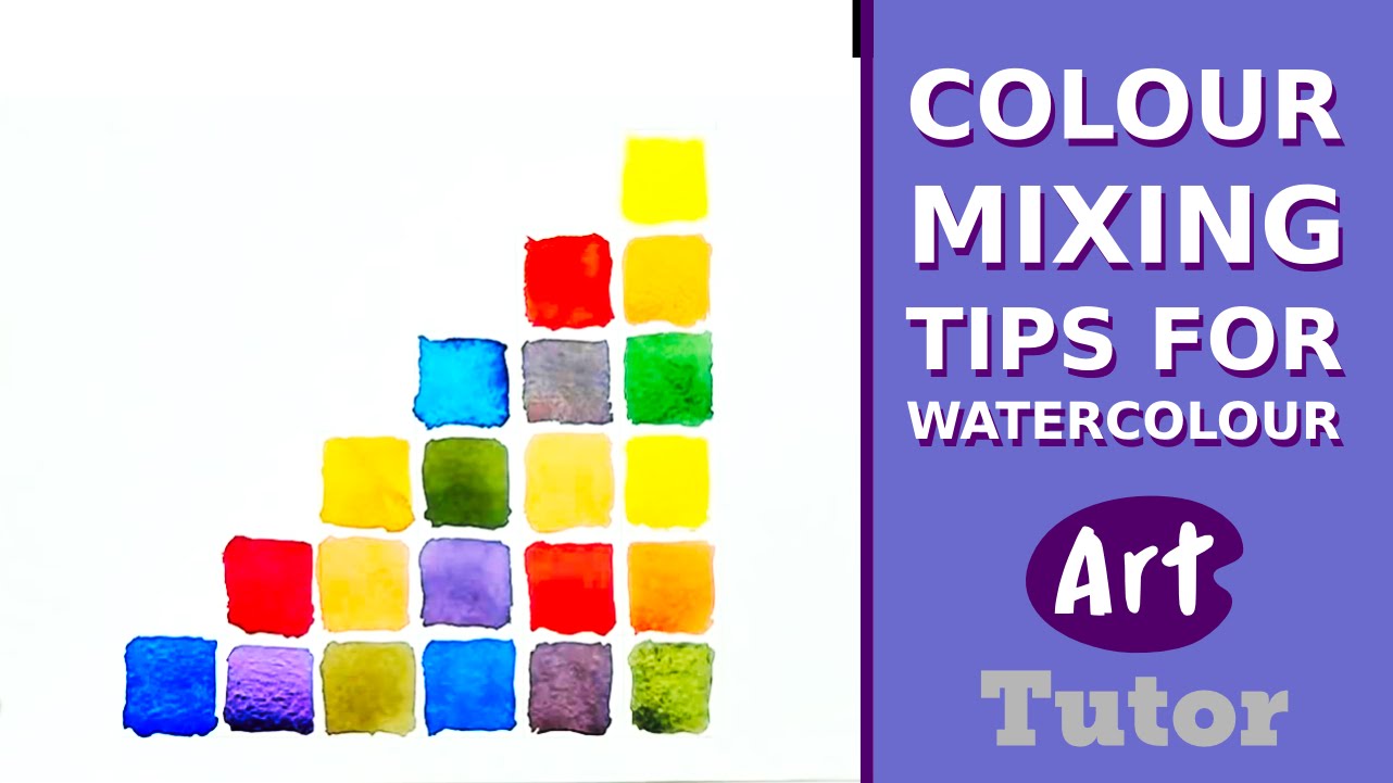 1282x721 Colour Mixing Tips For Watercolour - Watercolour Colours