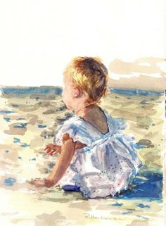 236x321 Judith Stein Watercolors - Watercolour Paintings Of Children