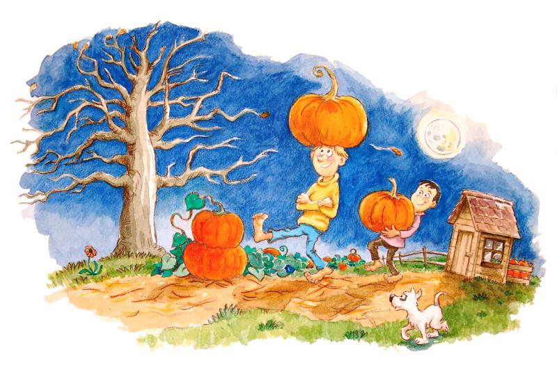 800x558 Kids Book Illustration - Watercolour Paintings Of Children