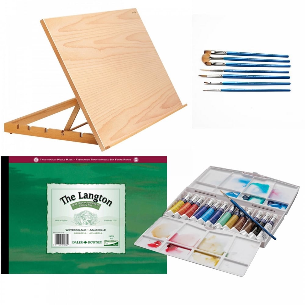 1000x1000 Watercolour Beginners Complete Set - Watercolour Set For Beginners