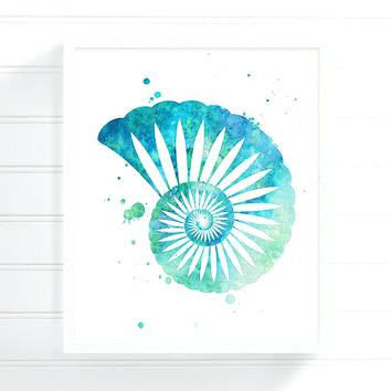 354x354 Sea Shells Artwork The Two Paintings Seashells Eco Homes - Watercolour Shell Paintings