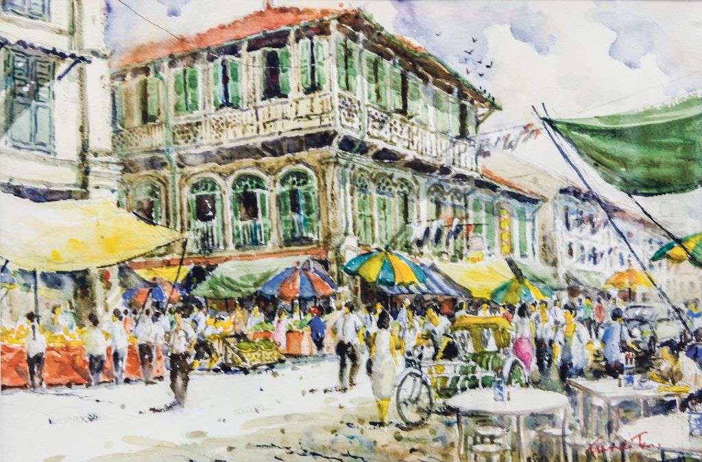 1024x674 Todayonline Singapore Watercolour Artist Francis Tan Stages His - Watercolour Singapore