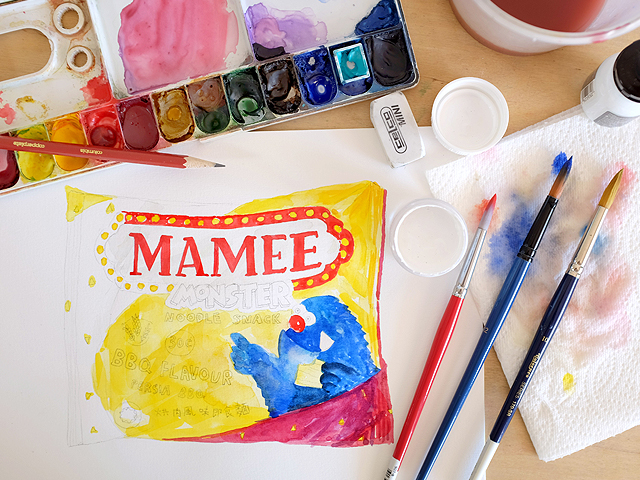 640x480 Local Sweets Amp Snacks - Watercolour Singapore