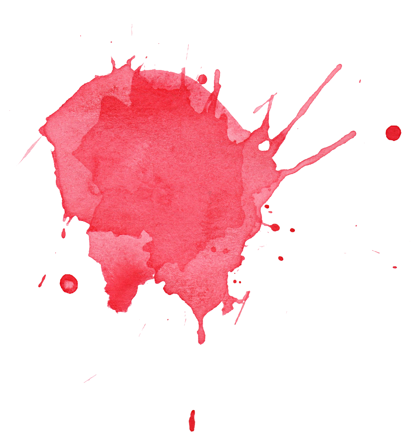1381x1474 Collection Of Free Transparent Red Watercolour Splash. Download On - Watercolour Splash