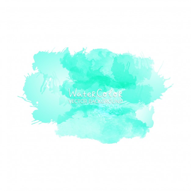 626x626 Turquoise Watercolor Splash Background Vector Free Download - Watercolour Splash