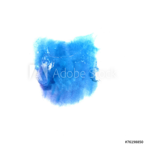 500x500 Art Dark Blue Watercolor Ink Paint Blob Watercolour Splash Color - Watercolour Splash
