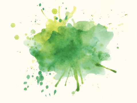 478x359 Watercolor Splash Green - Watercolour Splash