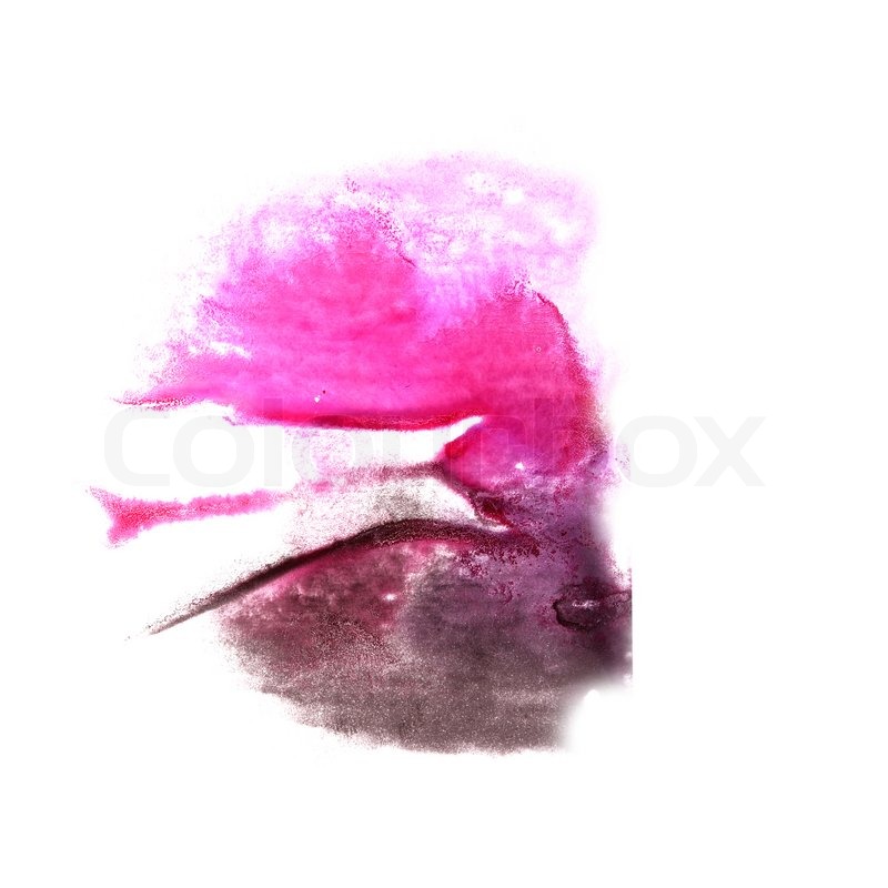 800x800 Art Black, Pink Watercolor Ink Paint Blob Watercolour Splash - Watercolour Splash