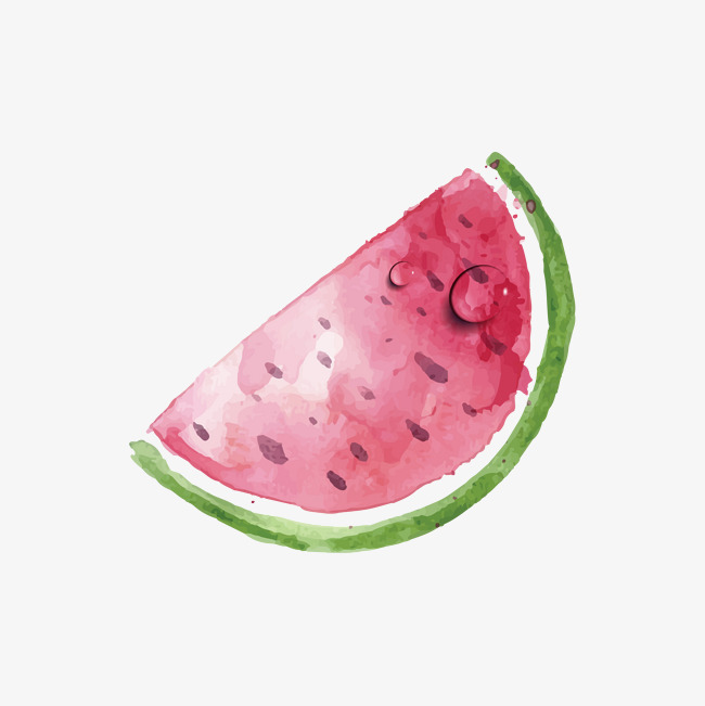 650x651 Watercolor Watermelon, Watercolor Vector, Red, Hand Painted Png - Watermelon Watercolor Painting