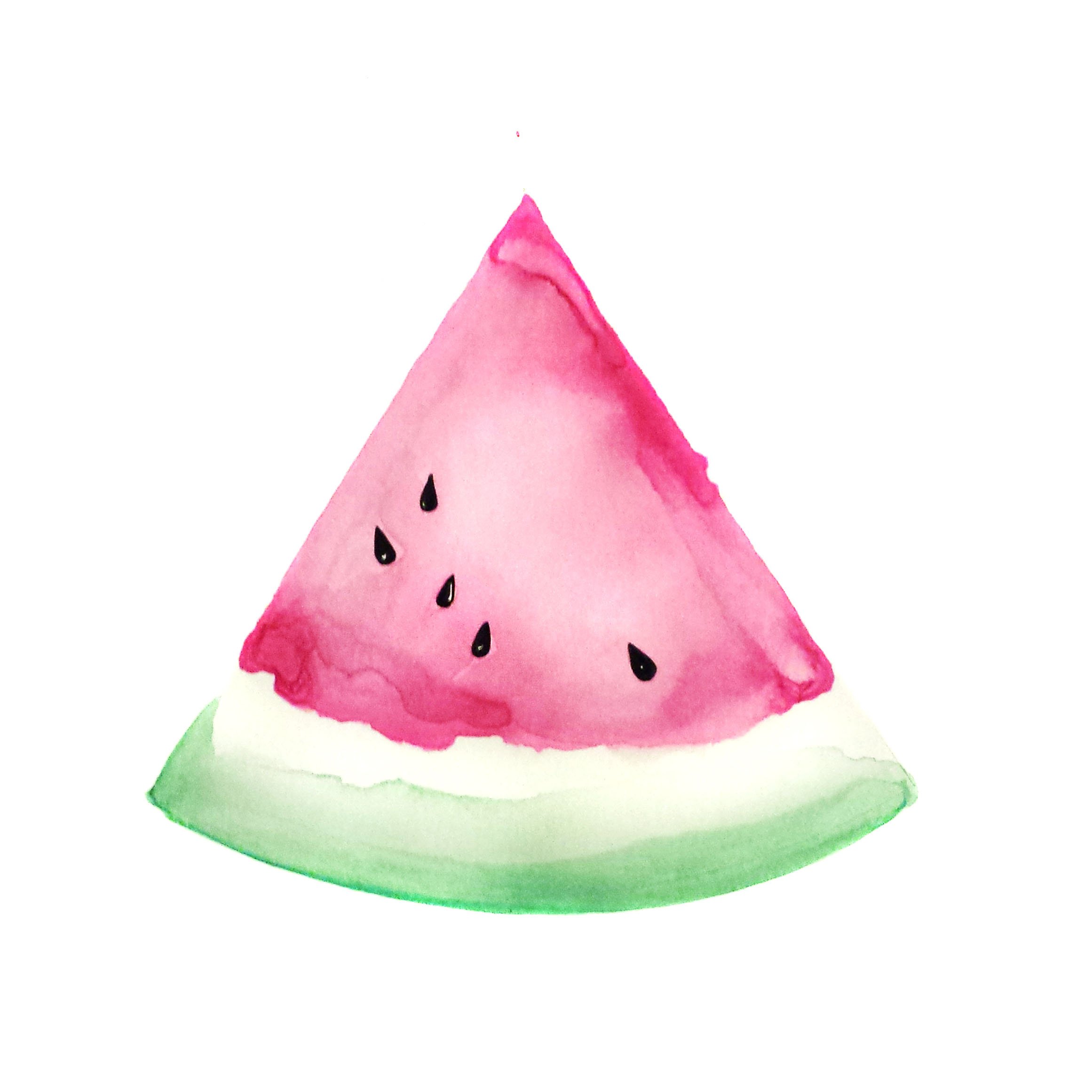 2322x2322 Watermelon Watercolor Painting Original Fruit Pink Etsy - Watermelon Watercolor Painting