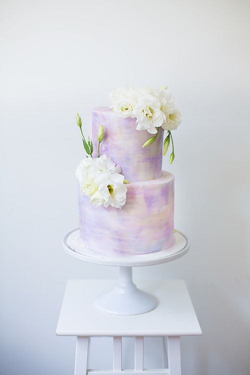 500x750 23 Unique Wedding Cakes Made With Love Watercolor Wedding Cake - Wedding Cake Watercolor