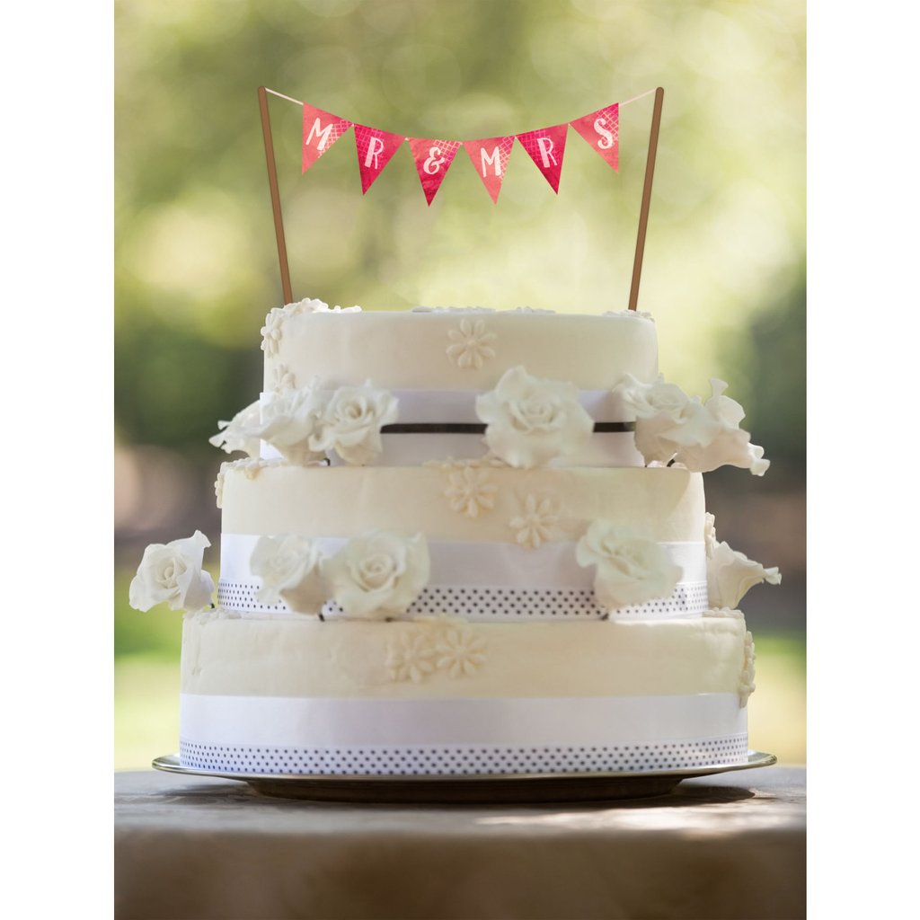 1024x1024 60% Off Sale, Wedding Cake Banner, Printable Cake Topper - Wedding Cake Watercolor