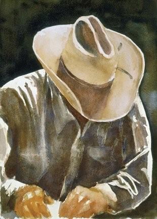 310x432 Kim Kimmons Western Art, Western Watercolors, Wild West Watercolor - Western Watercolor