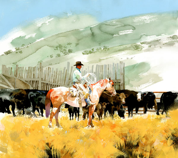 600x534 Manitou Galleries - Western Watercolor