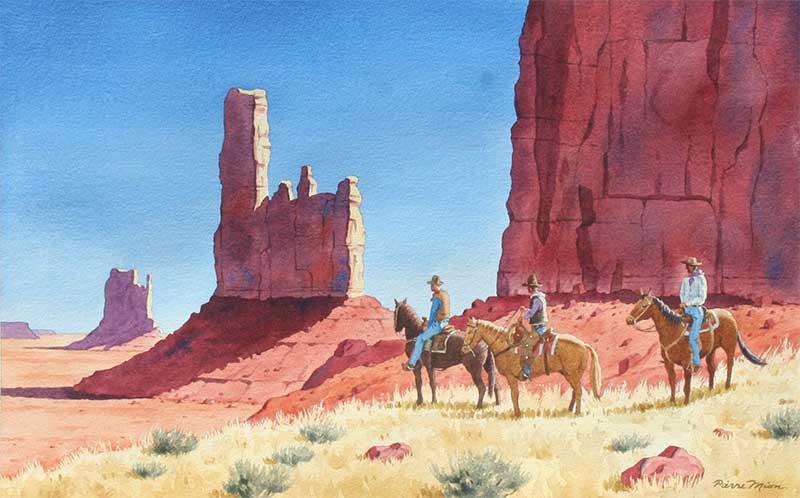 800x498 Pierre Mion Gallery Of Western Landscape Paintings - Western Watercolor