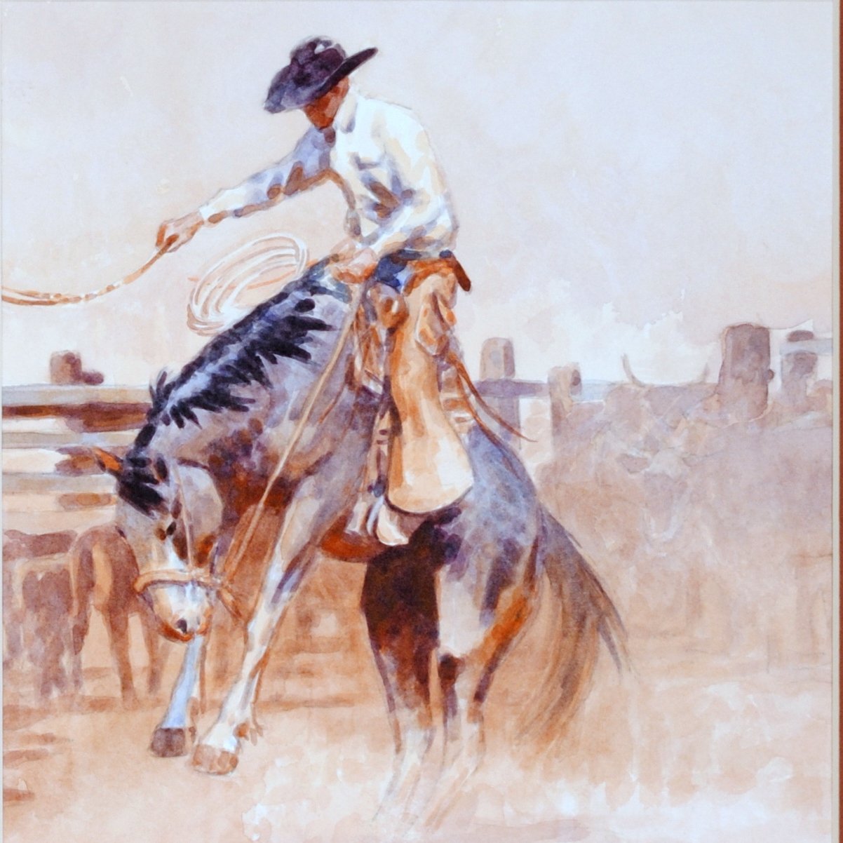 1202x1202 Teal Blake - Western Watercolor