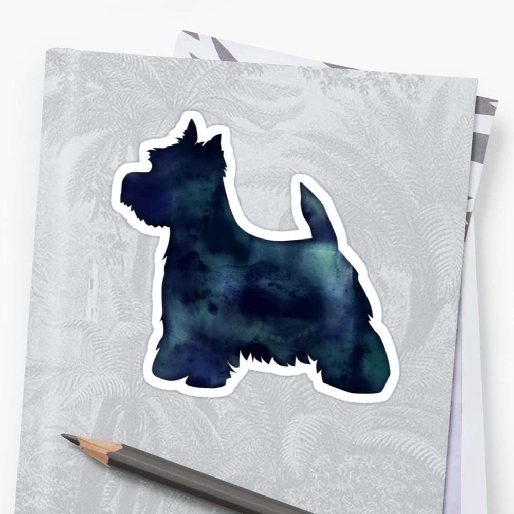 1000x1000 West Highland White Terrier - Westie Watercolor