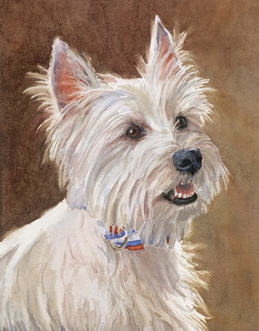 376x480 Edie Fagan - Westie Watercolor