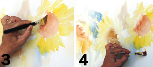 500x218 How To Perfect Wet In Wet Watercolour - Wet On Wet Watercolor Flowers