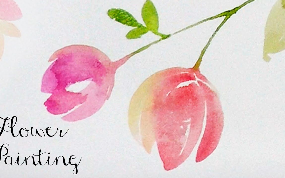 1150x720 Lvl3 Watercolor Flower Painting Wet Into Youtube For How To Water - Wet On Wet Watercolor Flowers