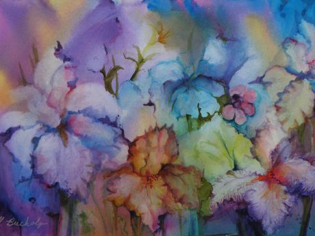 460x345 Wet On Wet Watercolor Class West Chicago News, Photos And Events - Wet On Wet Watercolor Flowers
