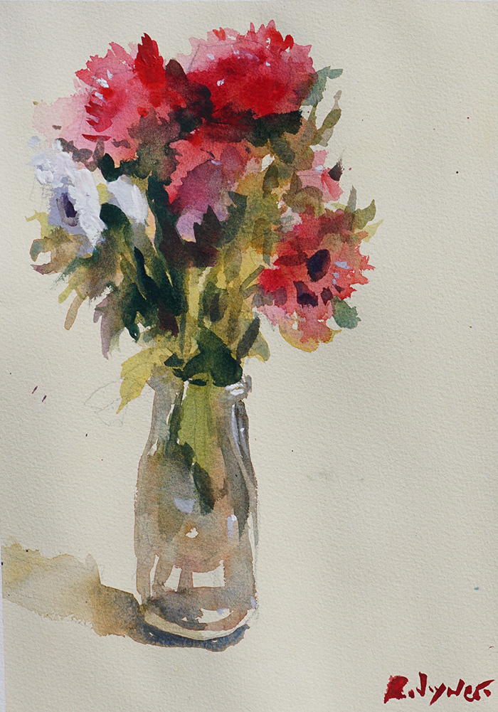 700x1001 Flowers With Watercolor - Wet On Wet Watercolor Flowers