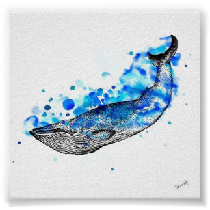 Whale Shark Watercolor at PaintingValley.com | Explore collection of ...