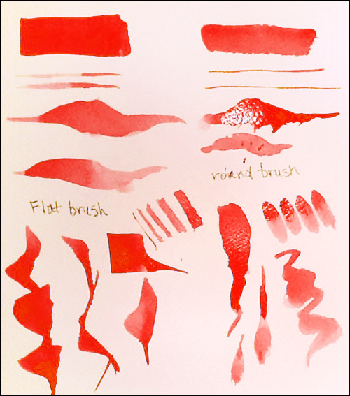 500x567 Start Painting With Watercolors Learn Brush Strokes, Water To - What Brushes To Use For Watercolor