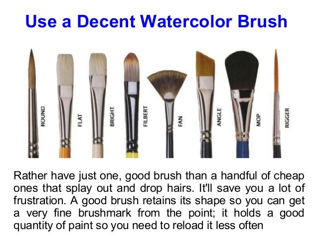 What Brushes To Use For Watercolor at PaintingValley.com | Explore ...