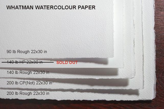 642x428 Whatman Watercolor Paper 22x30 In Set Of 4 Different Etsy - Whatman Watercolor Paper