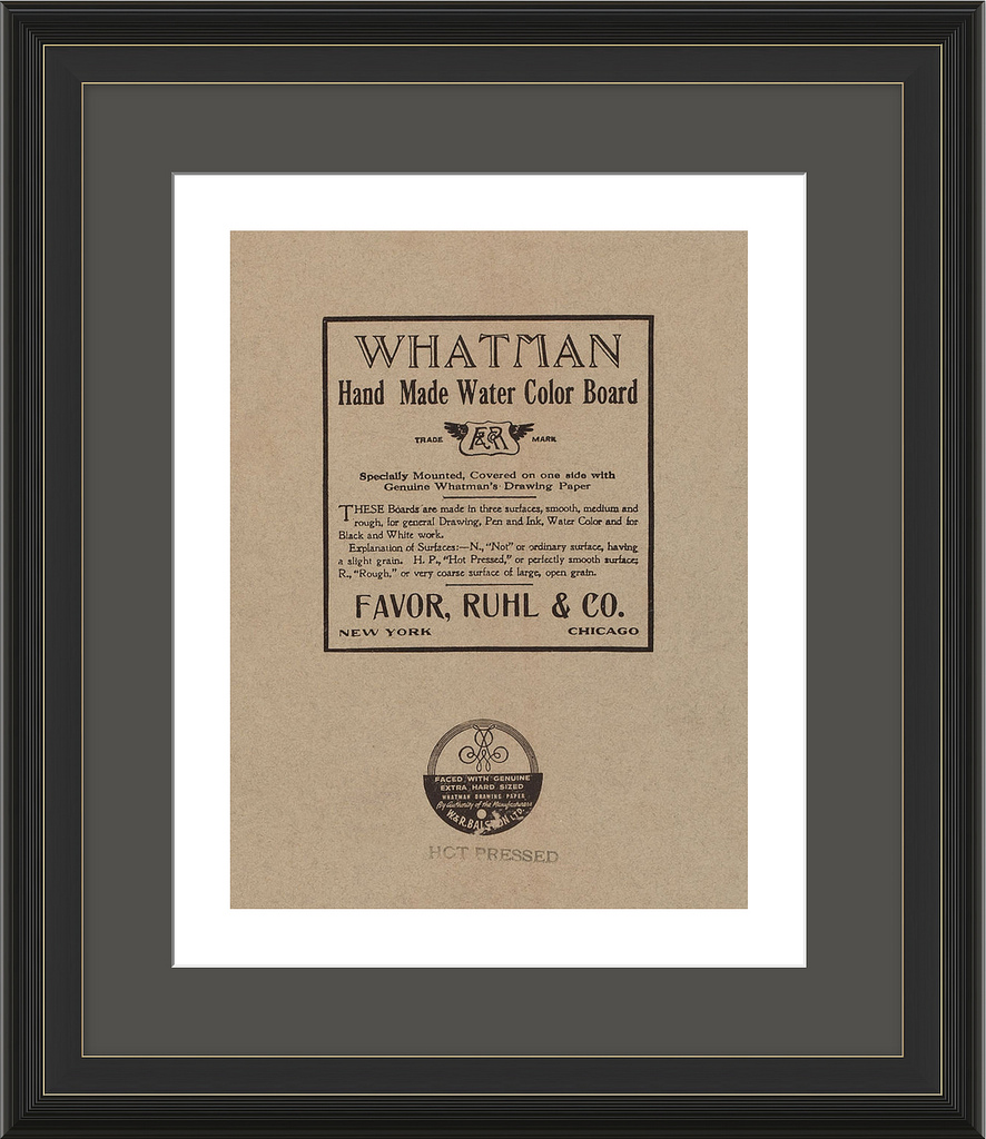 886x1024 Whatman Watercolor Board Brand Mark Glen Dahlman - Whatman Watercolor Paper