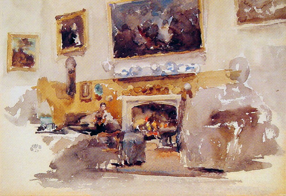 1000x684 Mobi Hall By James Abbot Mcneill Whistler History, Analysis Amp Facts - Whistler Watercolor